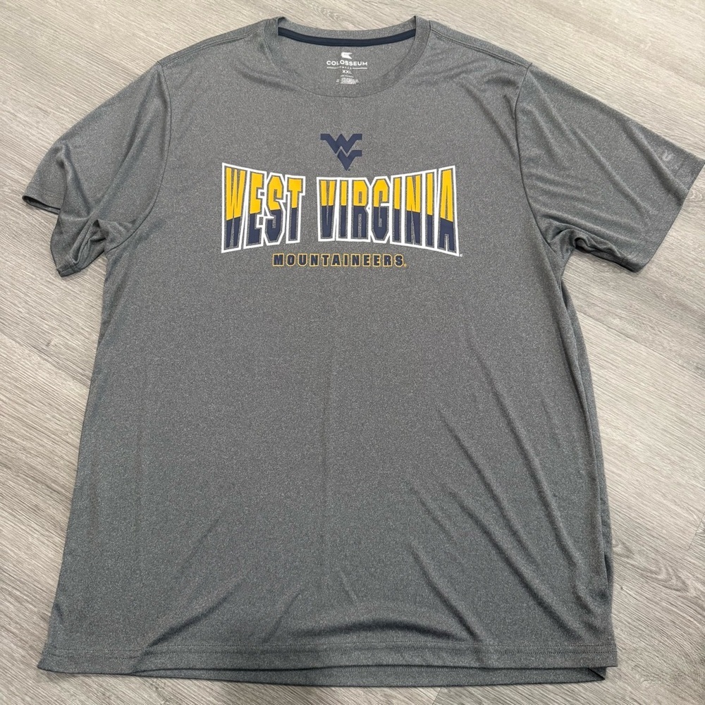 Colosseum West Virginia Gray Short Sleeve Tee